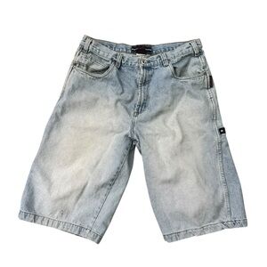 Phat Farm Cargo Baggy Denim Men Shorts Size 34